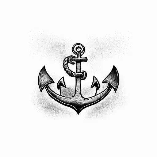Anchor With And S In The Top