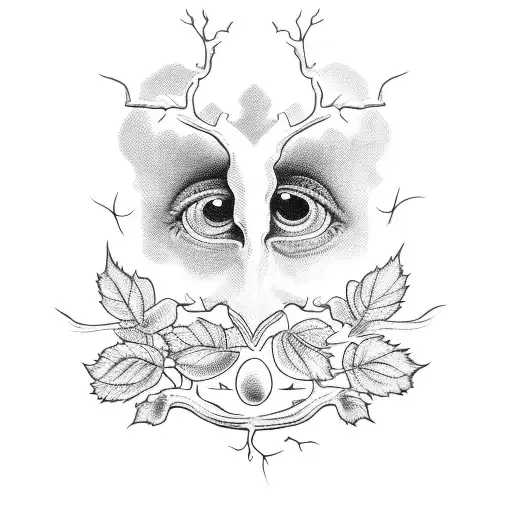 Vine From Tree On Eye