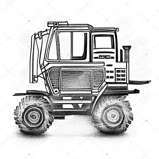 Mini Excavator Loading Kamaz