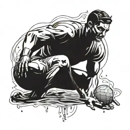 A Water Polo Player With A Stethoscope