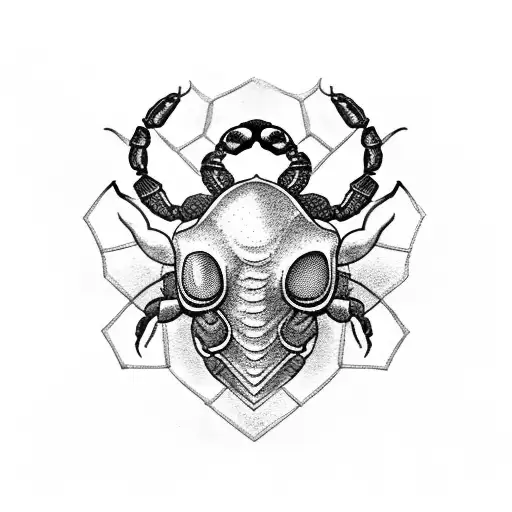 Scorpion With The Number 7