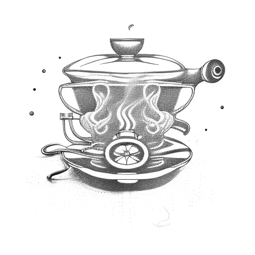 A Vintage Car Transformed Into A Steaming Coffee Machine