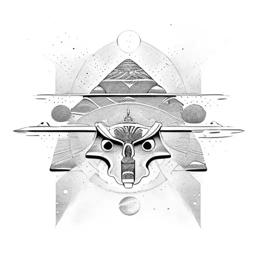 Ancient Egypt And Outer Space Sleeve