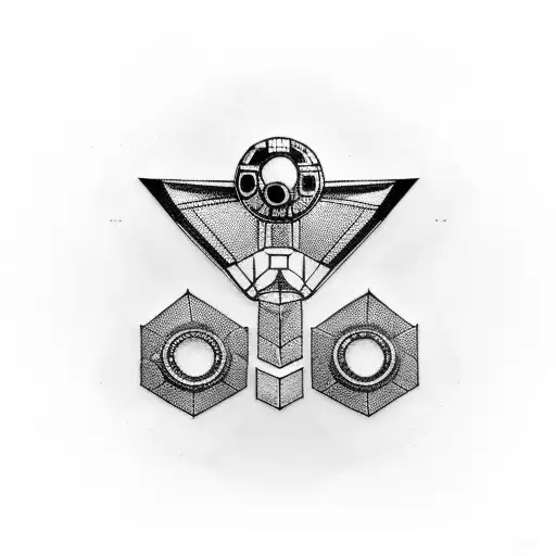 Valkyrie Riding A Tie Fighter