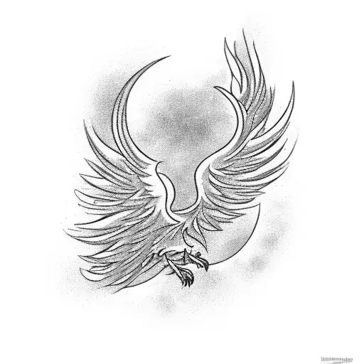 An Elegant Phoenix Rising From The Ashes