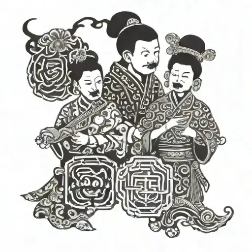 Traditional Chinese Patrons