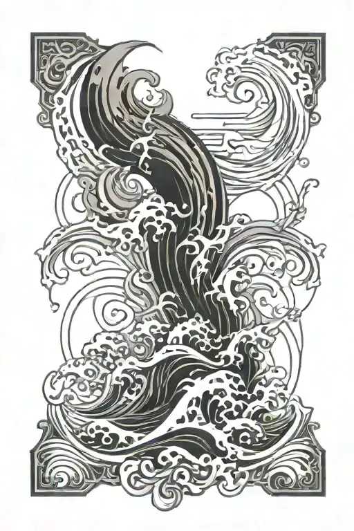 Tulkun And Ocean Waves