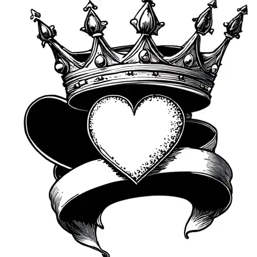 K With A Crown And A Heart