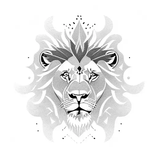 A Lion Playing The Guitar