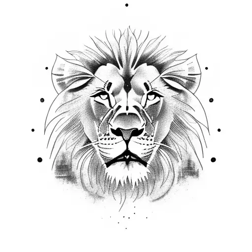 A Lion Swimming Breastroke Frog