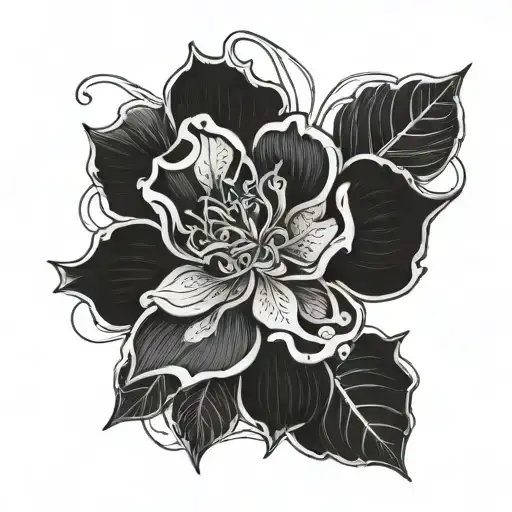 Dark Flower Intertwined