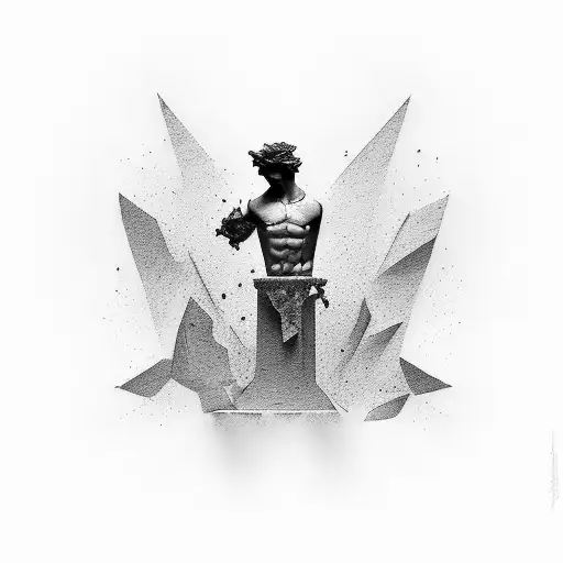 Broken Statue Of David