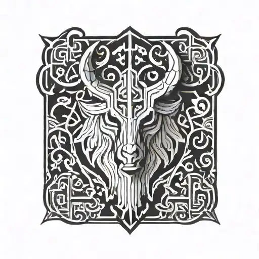 Incorporate Symbols Of Norse Gods Into A Tattoo Inspired By Video Game Graphics