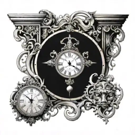 Gods And Time Clock