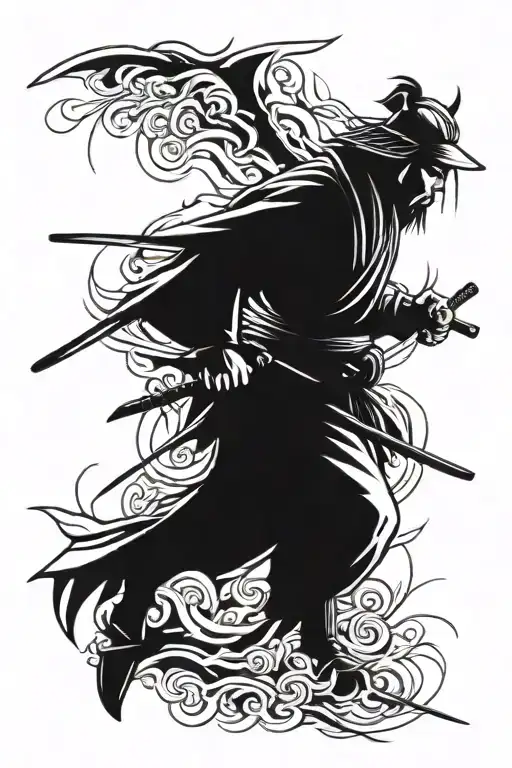 Brave Samurai Warrior