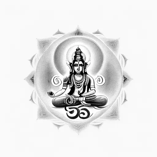 Om Namah Shivaya Words With Om Being The Symbol And The Rest Written In Sanskrit