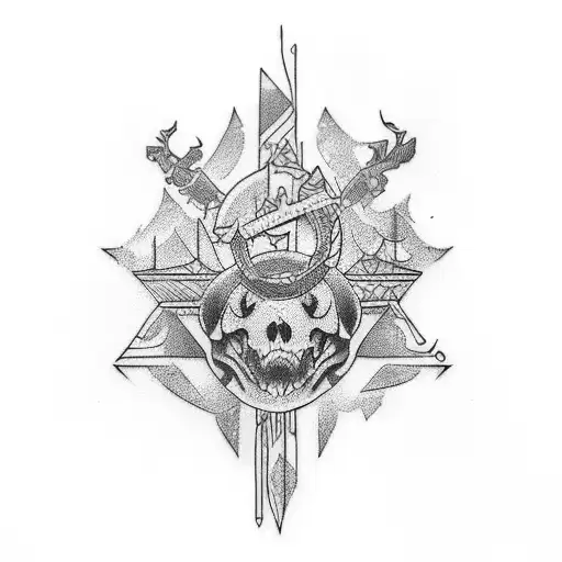 Create A Tattoo That Represents The Client's Love For Game And Graffiti