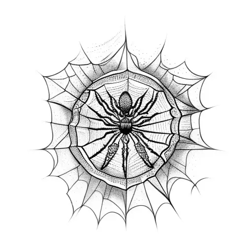 Spider Web Moon Flower