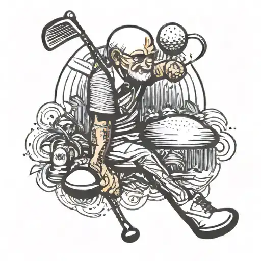 Rest Easy Grandpa Golf Club