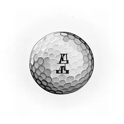 A Golf Ball With Roman Numerals Representing A Significant Date In Your Family's History