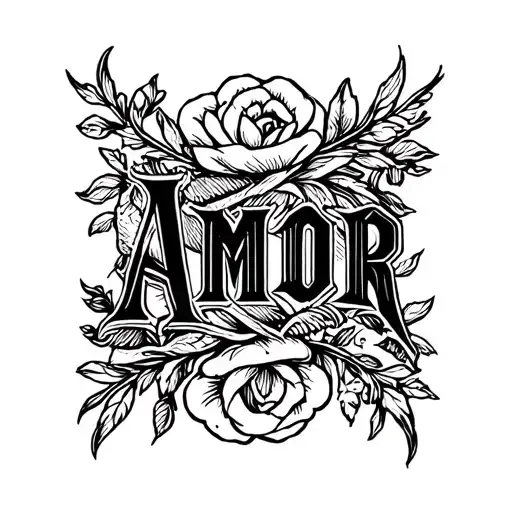 Amor Fine Classic Lettering