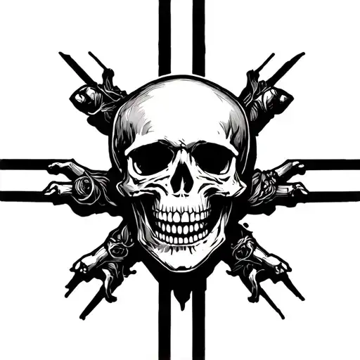 Good Times Bad Times Skulls