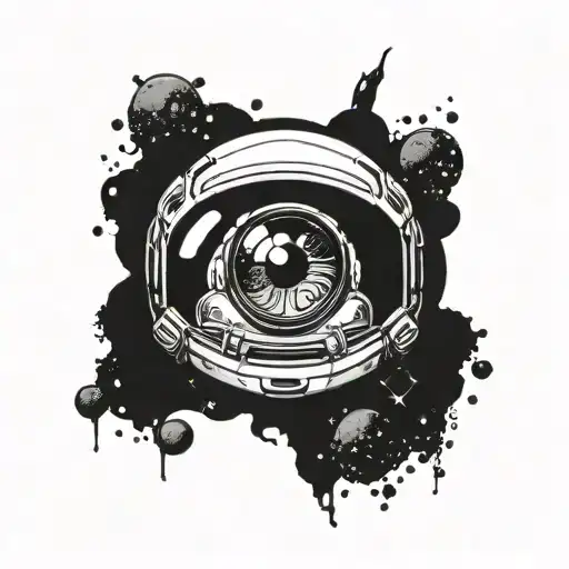 Eye And Astronaut
