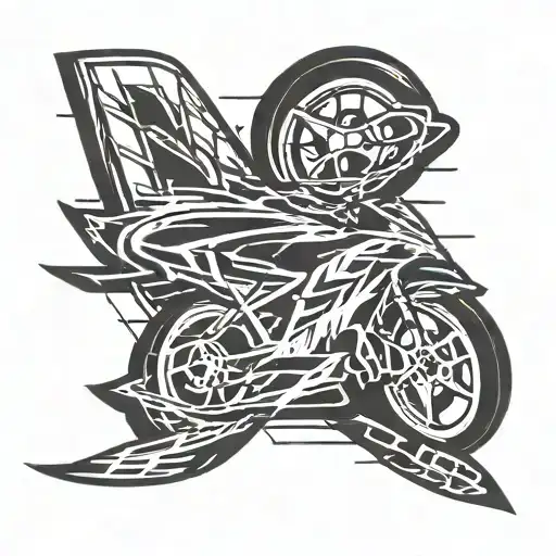 Cwml Written In Car Tyre Marks From Drifting Car