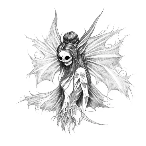 Scary Creepy Dark Fairy