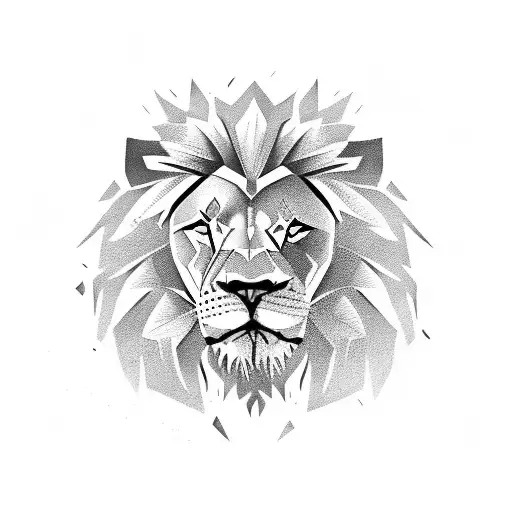 Lion Mixed With A Spartan And A Money Rose