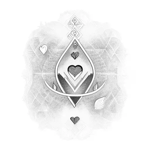 Symbolic Representation Of Love And Connection