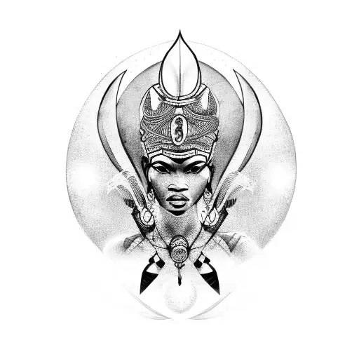 African Warrior Goddess Hole Body