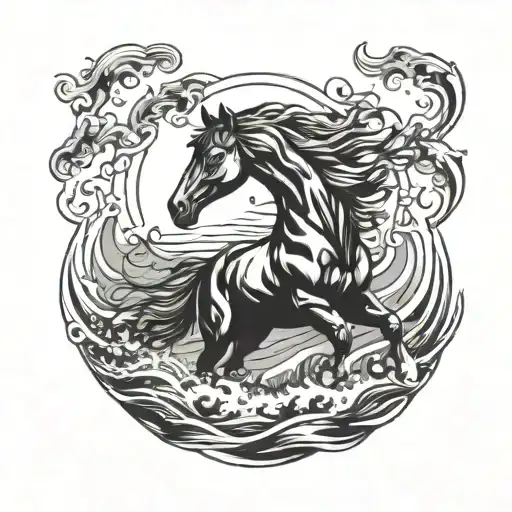A Horse In The Sea