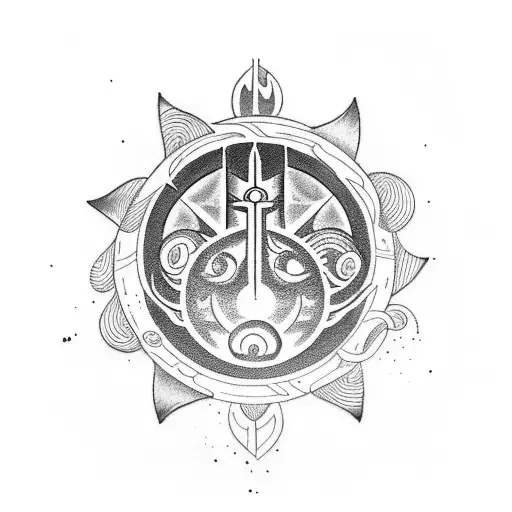 Protection Rune Sun And Moon