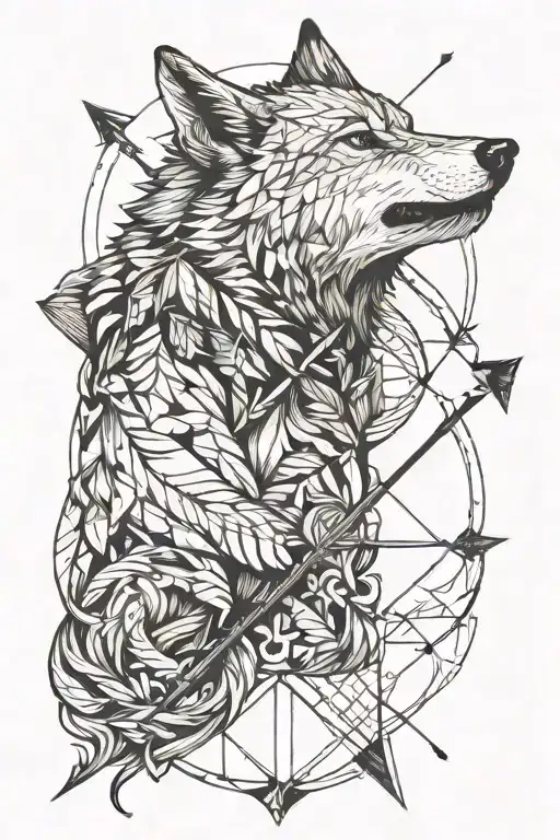 Wolf And Arrow