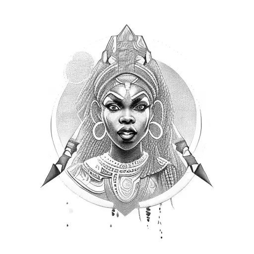 African Warrior Goddess