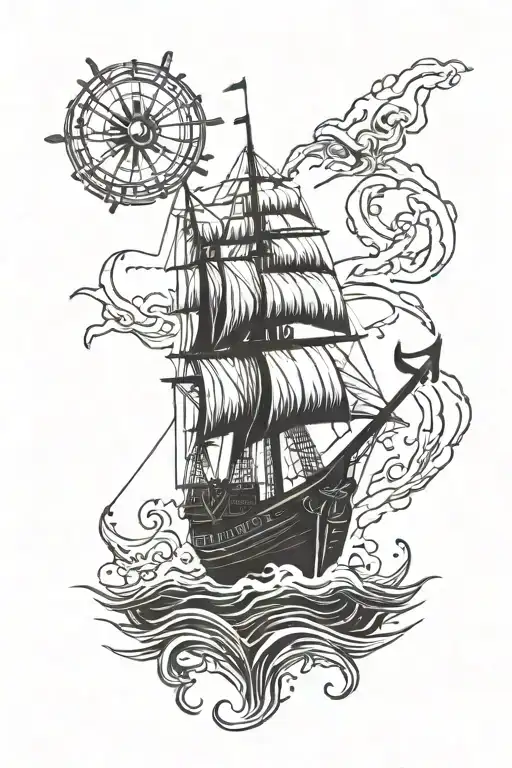 Ship And An Anchor
