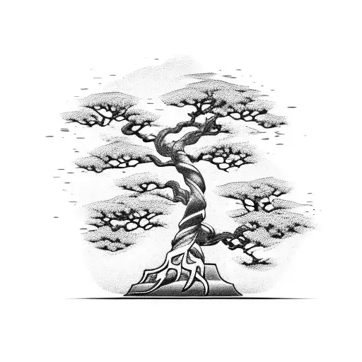 Bonsai Tree Intertwined With A League Of Legends Champion