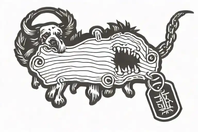 Dog Tag That Says Rocky