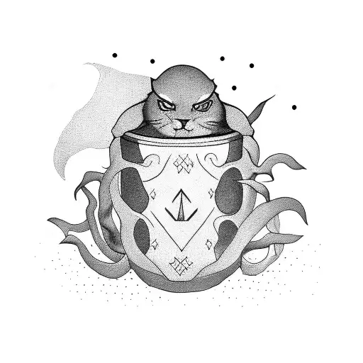 A Group Of Animals From Different Movies Gathered Around A Cauldron