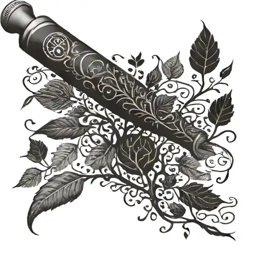 A Baseball Bat Morphing Into A Tree With Family Names As Leaves