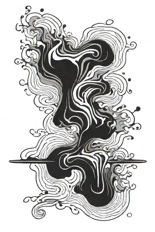 Abstract Water Flow