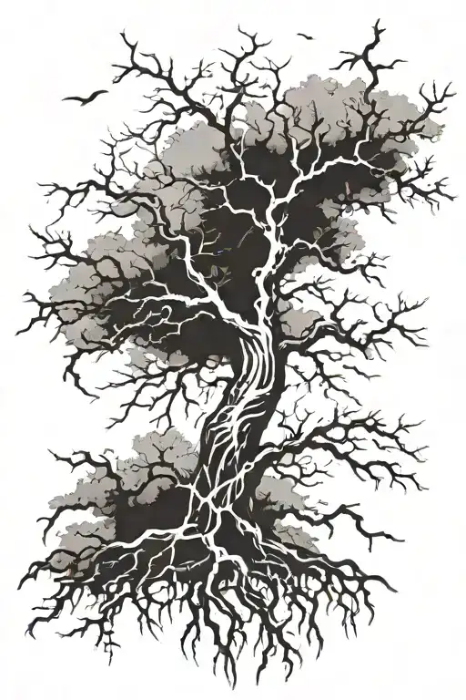 Tree Struck By Lightning