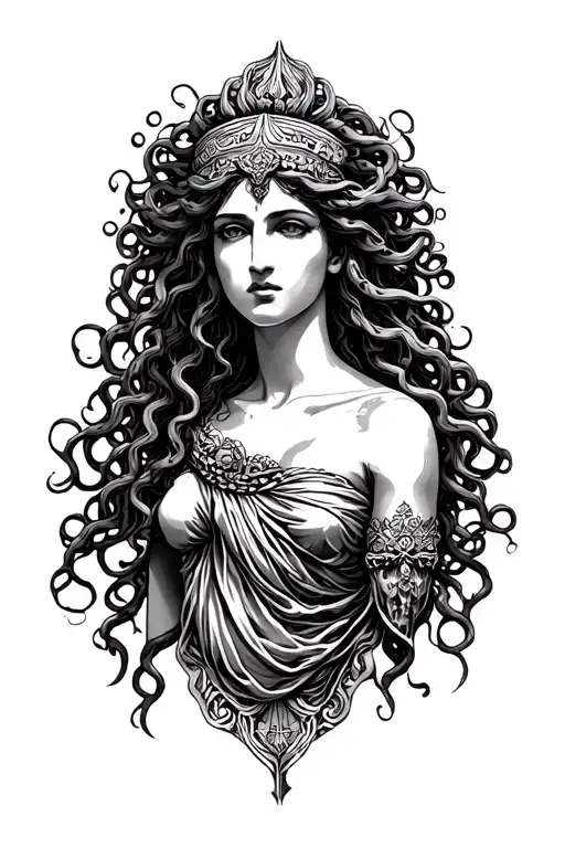 Medusa Goddess Athena