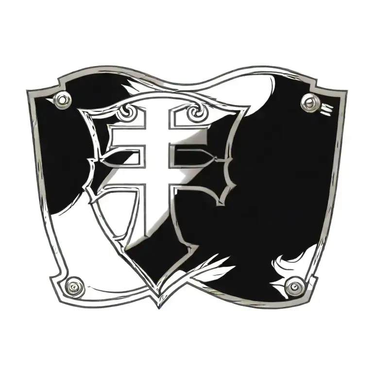 Harley Davidson Bar And Shield Templar Cross