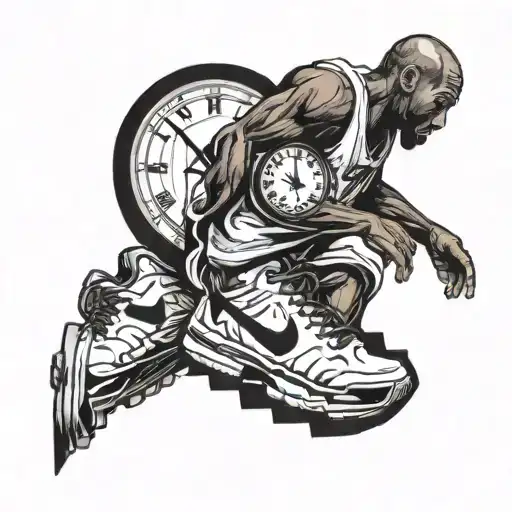 Clock Kobe Bryant Stairs