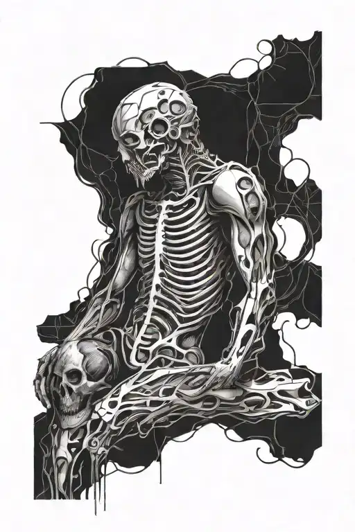 Dark Personnality Try To Espace From The Body