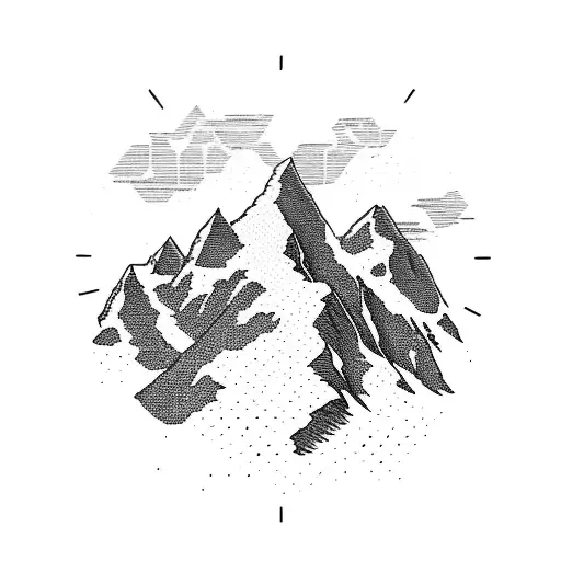 Summiting A Majestic Mountain Peak