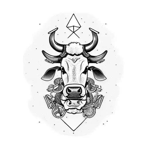 A Cow Wearing A Harley-davidson Jacket And Riding A Motorcycle