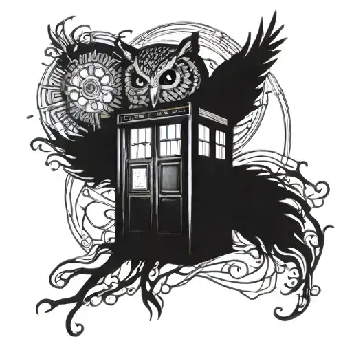 Tardis Owl